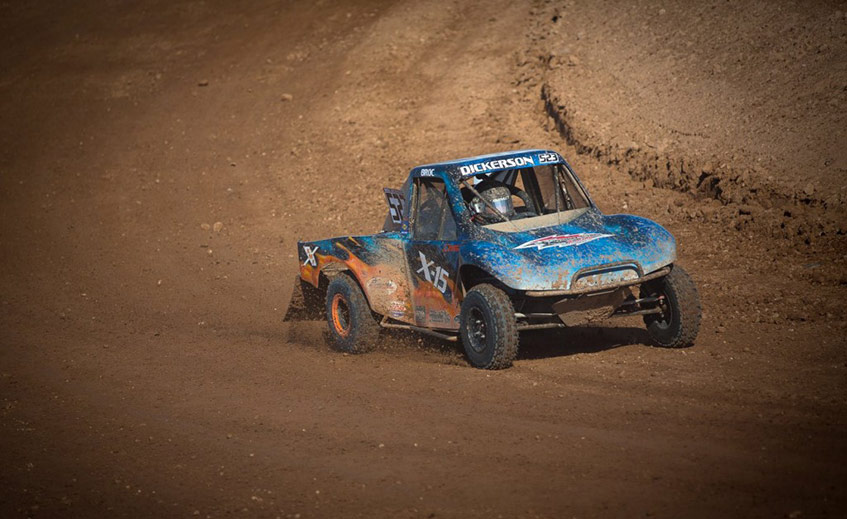 Broc Dickerson Podiums in the #523 Modified Kart at LOORRS Las Vegas