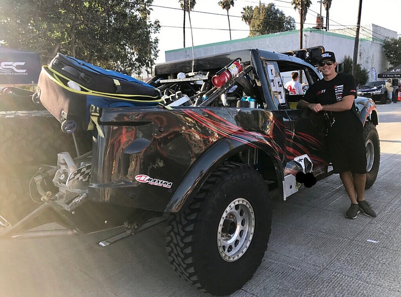 Brooks Gets His First Trophy Truck Action as BAJA 500 Navigator